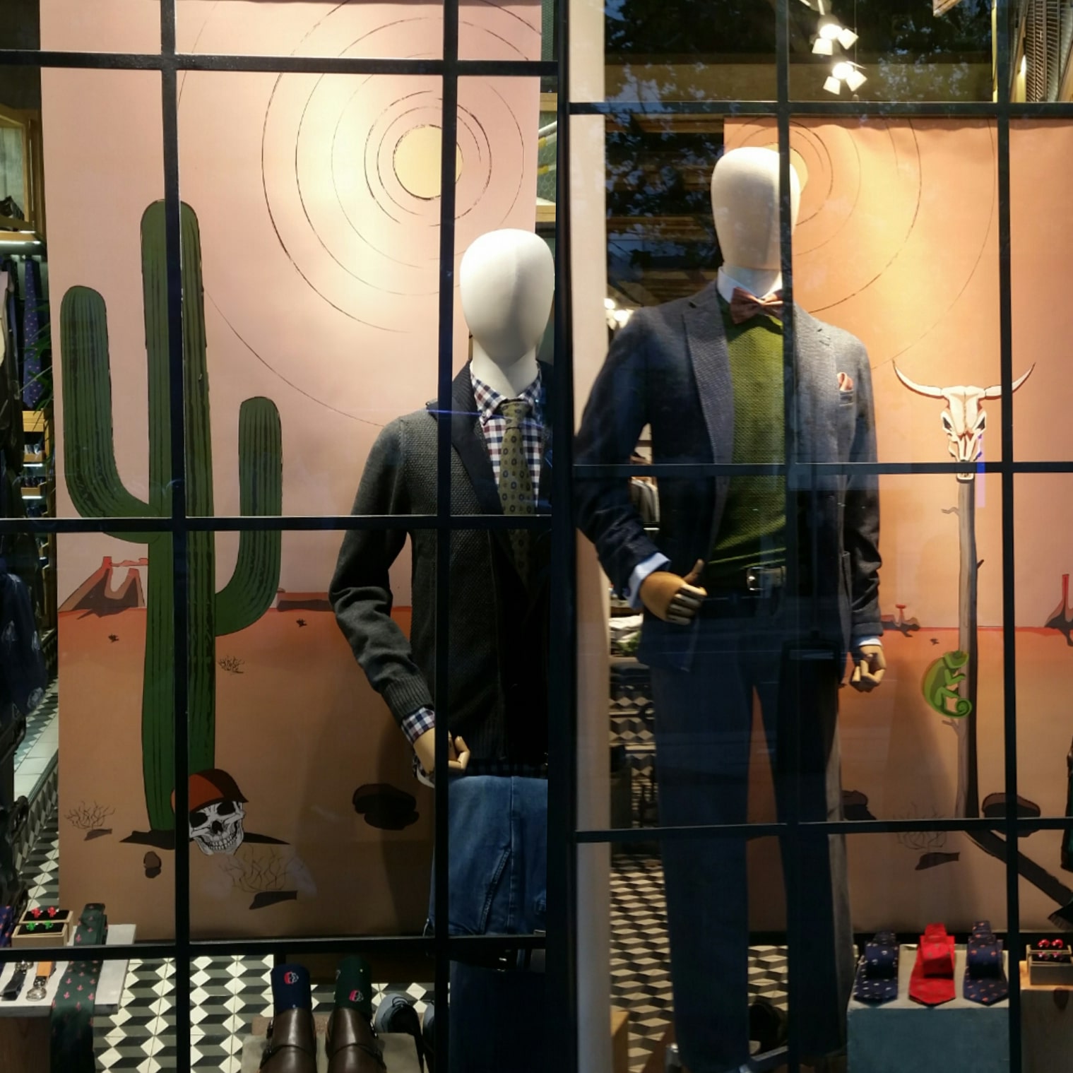 Diseño lonas para tiendas ilustración Davide Pietro Lonoce dia del padre