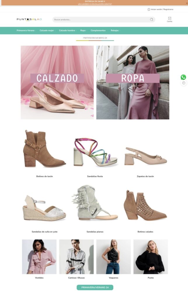 pagina web puntosalao primavera 24