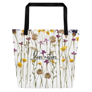 bolso floral diseño primaveral front