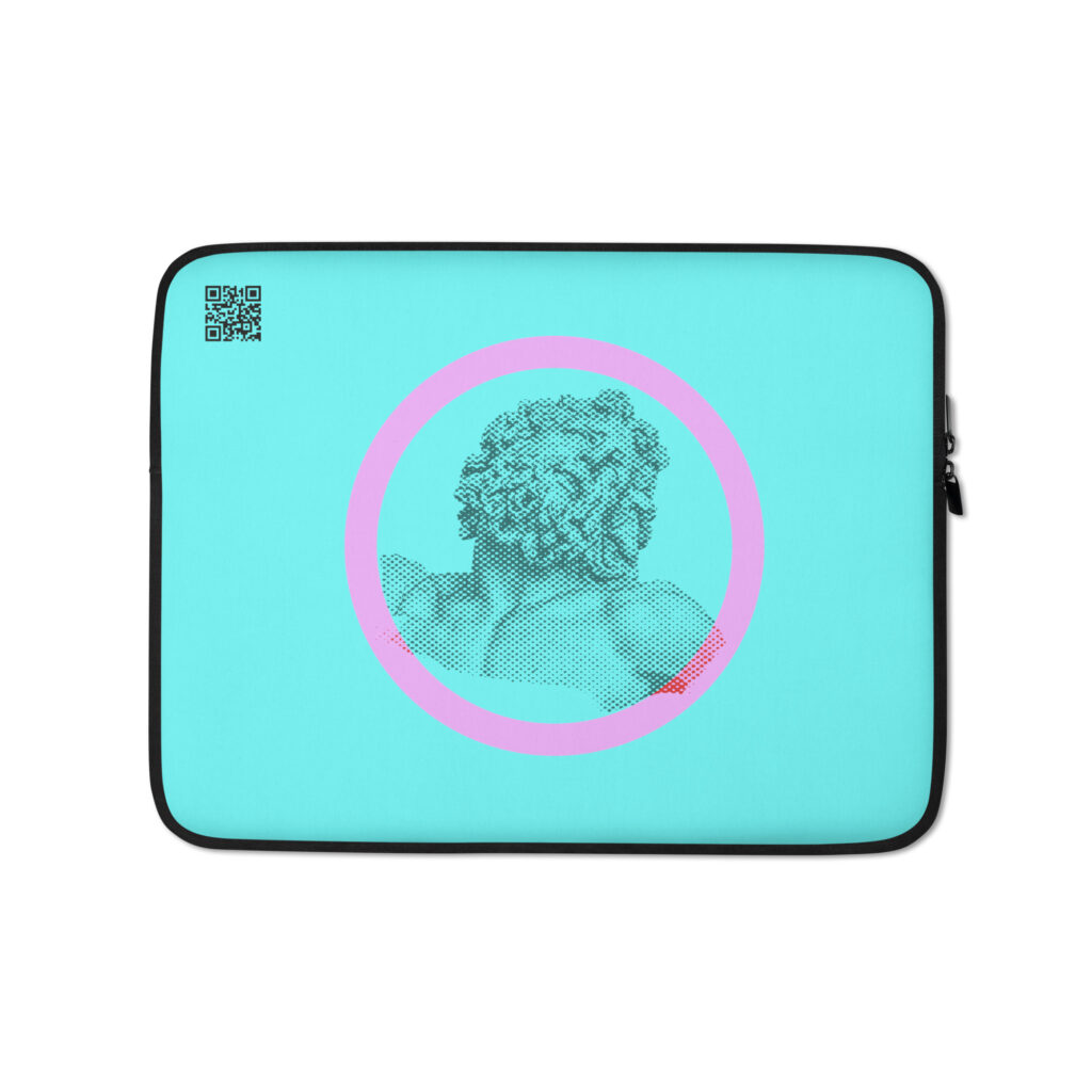 Funda para portátil turquesa